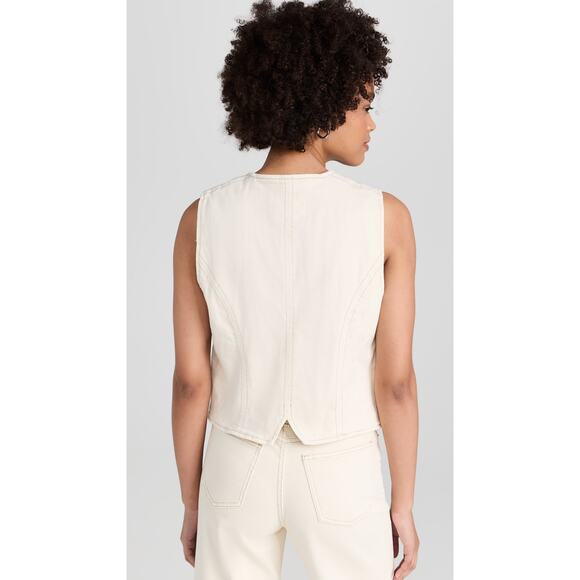 NWT PISTOLA WOMEN'S DENIM VEST ECRU SIZE XXL $138 - Picture 5 of 8